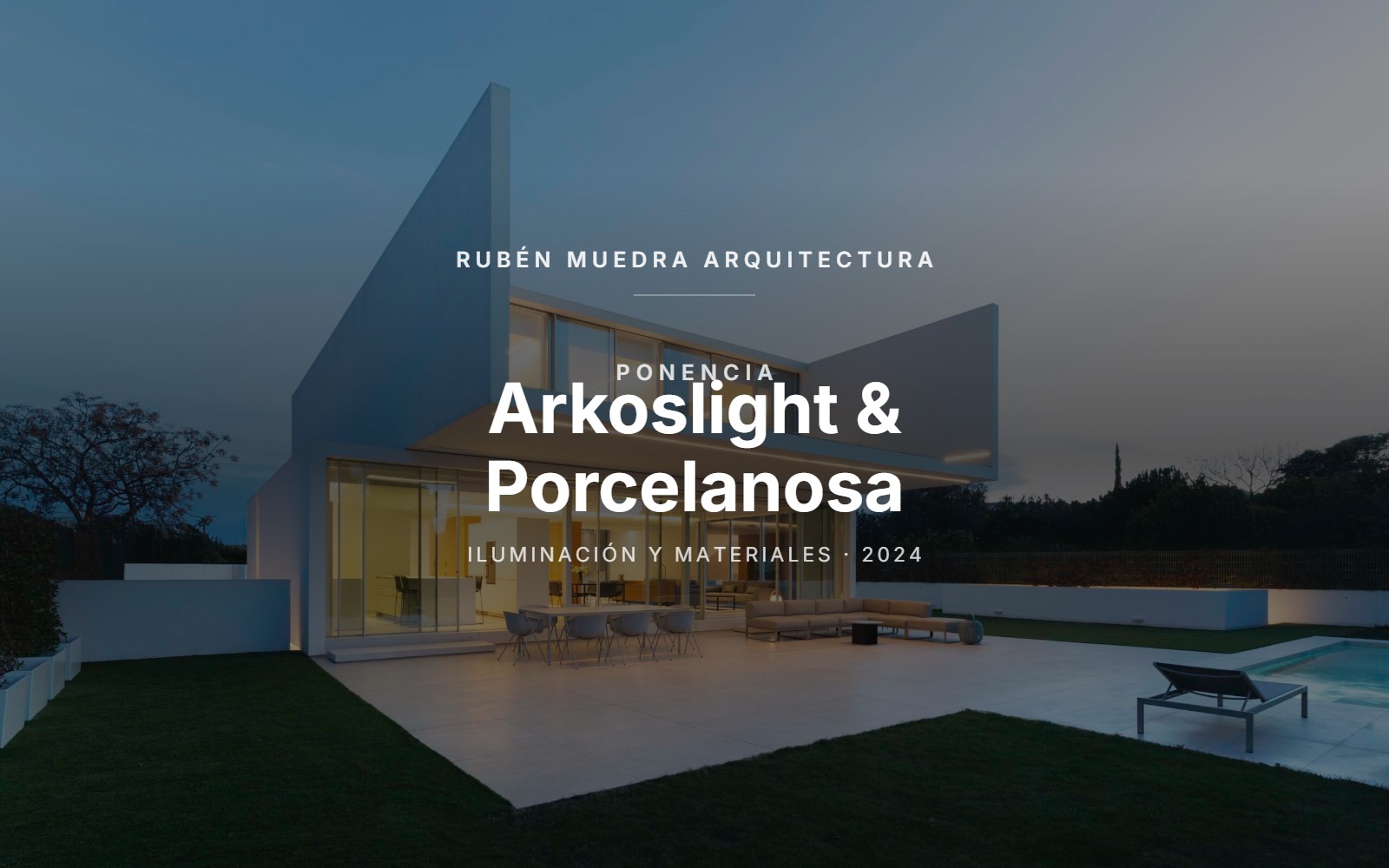 Rubén Muedra Arquitectura