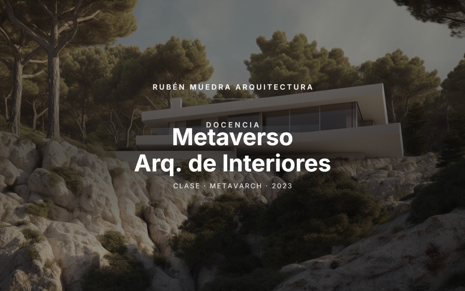 Rubén Muedra Arquitectura